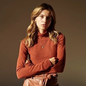 NWT Aritzia Darling Sweater in Burnt Orange
